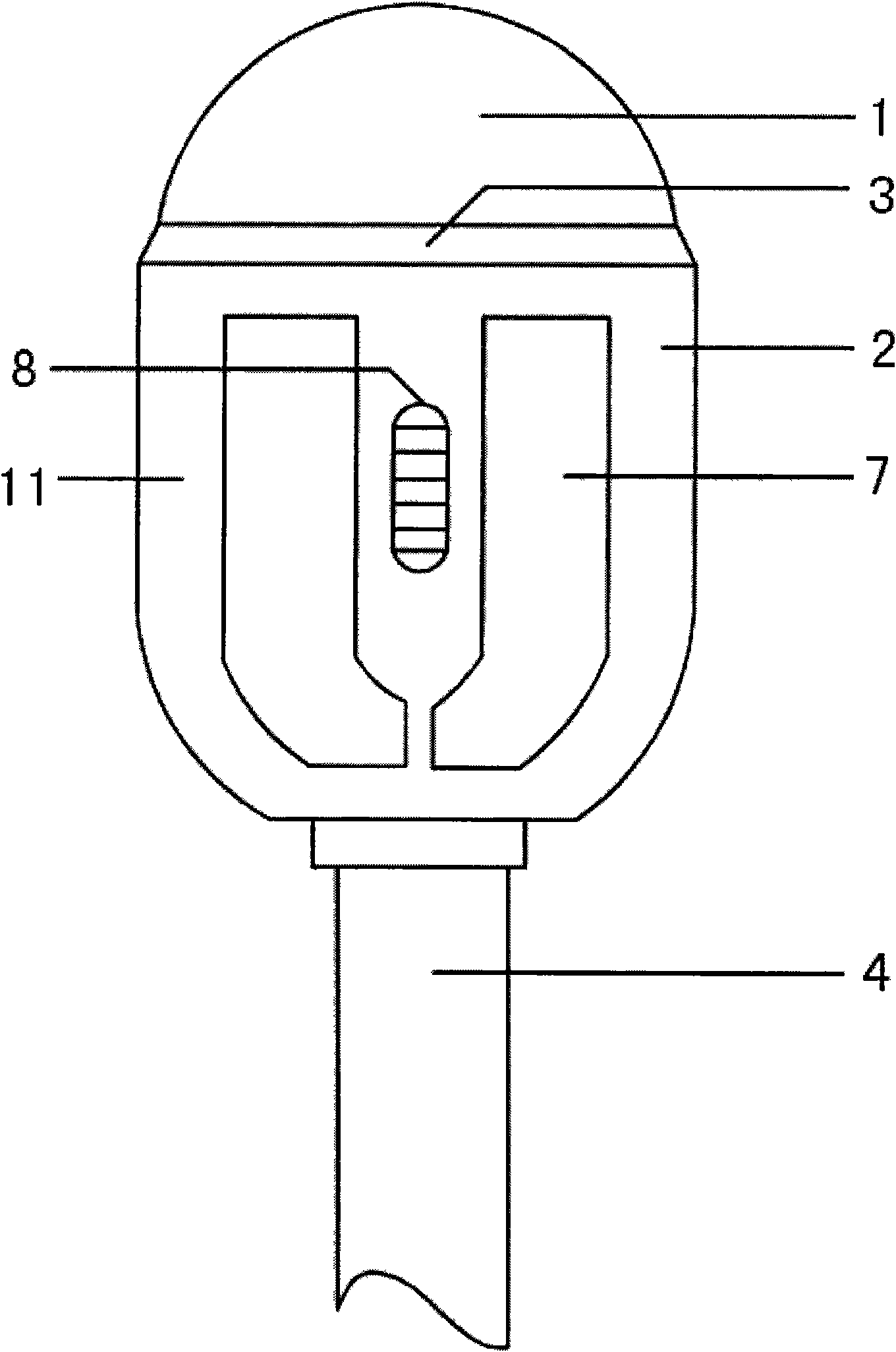 Ground-mounted vertical mouse