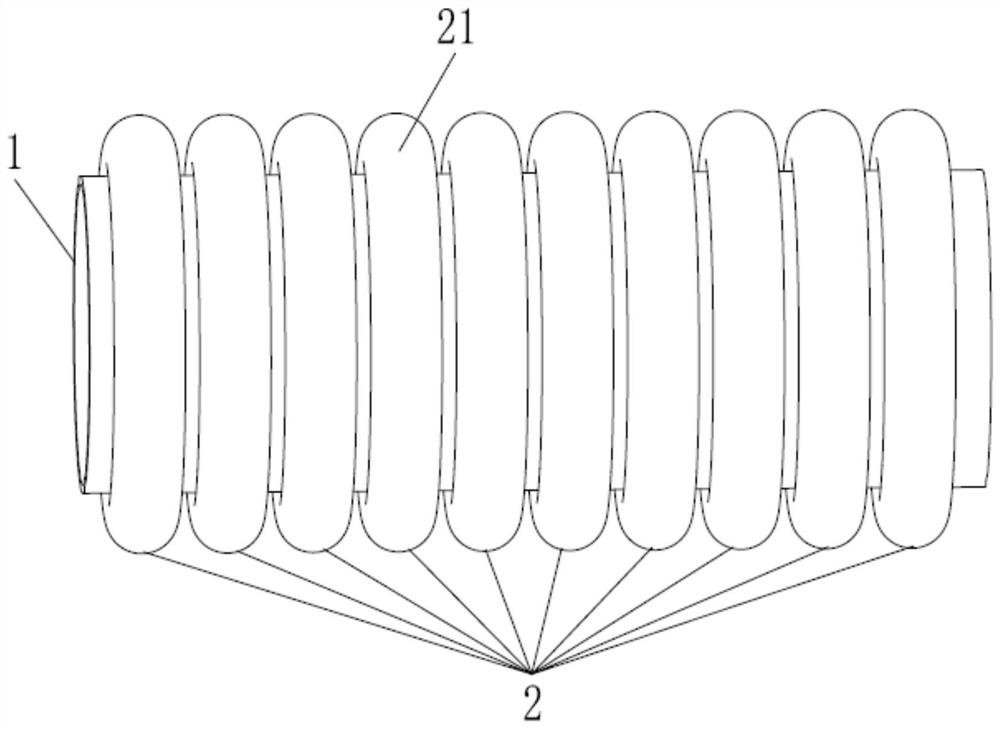 Modified polypropylene wave crest double-wall pipe and preparation method of modified polypropylene material thereof