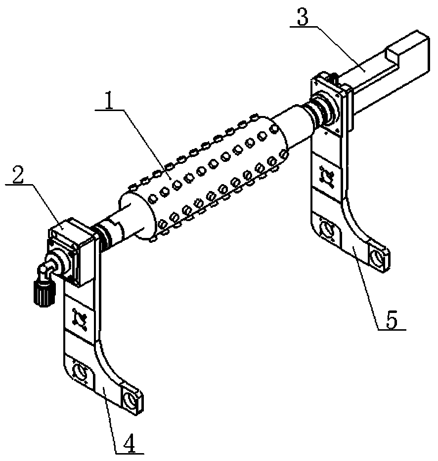 Cleaning equipment cleaning brush after cmp concentric locking structure and usage method