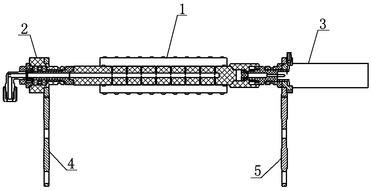 Cleaning equipment cleaning brush after cmp concentric locking structure and usage method