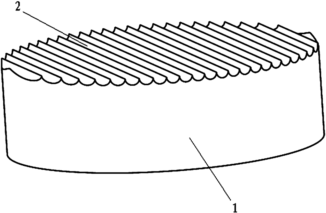 Bionic non-smooth surface polyurethane foam board with cylindrical pits and preparation method