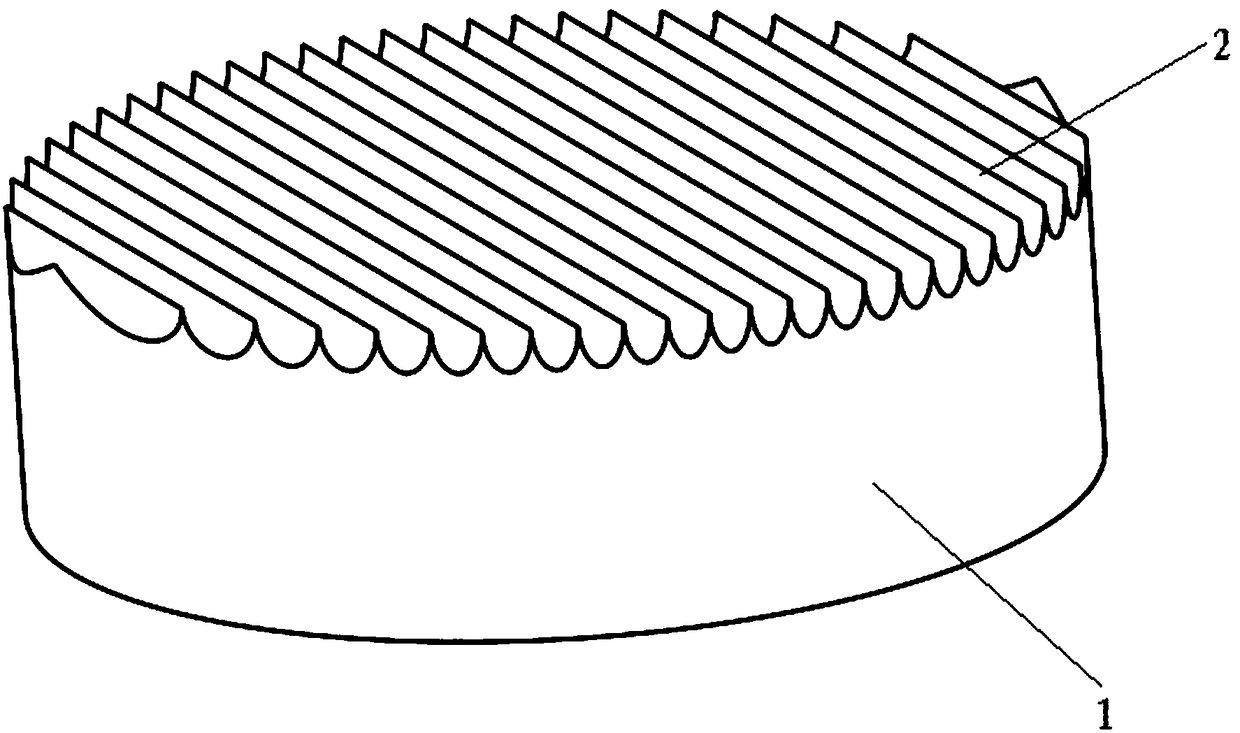 Bionic non-smooth surface polyurethane foam board with cylindrical pits and preparation method