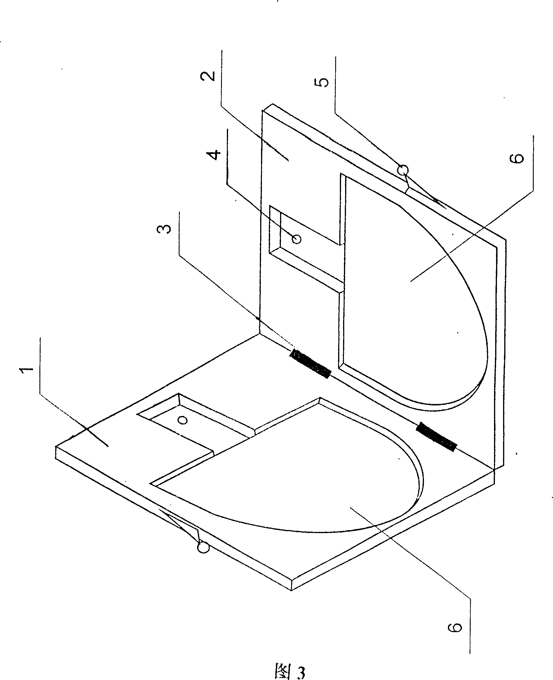 Protective box for protecting table tennis bat rubber from being oxidized