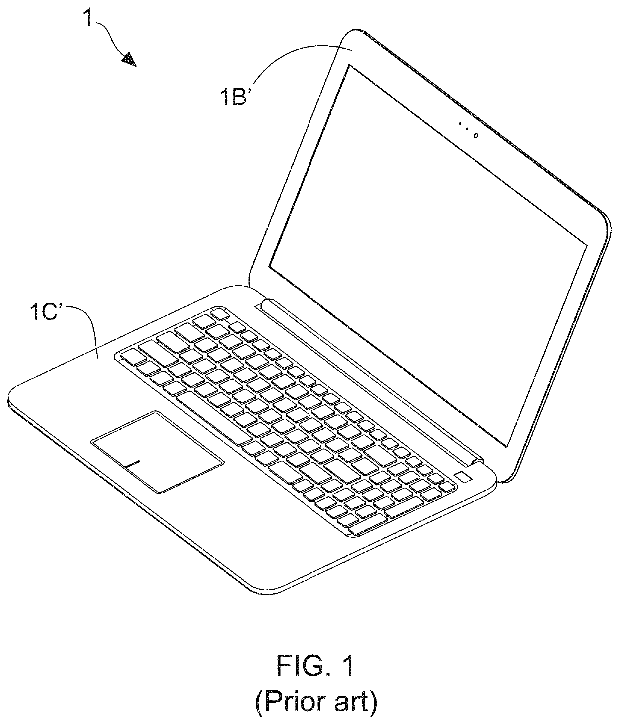 Casing structure with functionality of effective thermal management