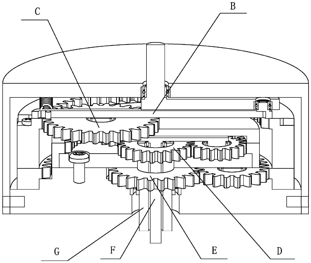 An energy-saving elastic joint with variable stiffness based on differential gear train