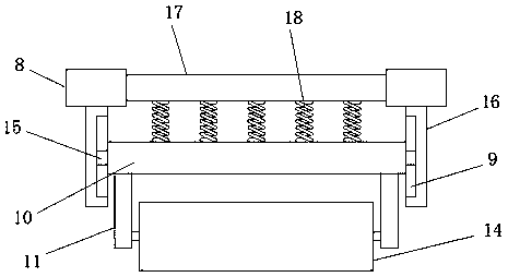 Drying device for textile use