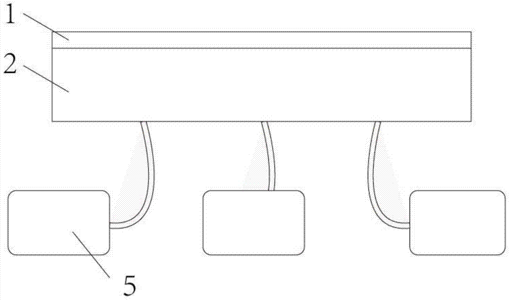 Material flattening device for large format cutting bed