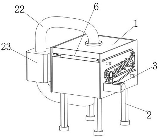 A microporous medical packaging paper surface drying device