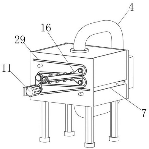 A microporous medical packaging paper surface drying device