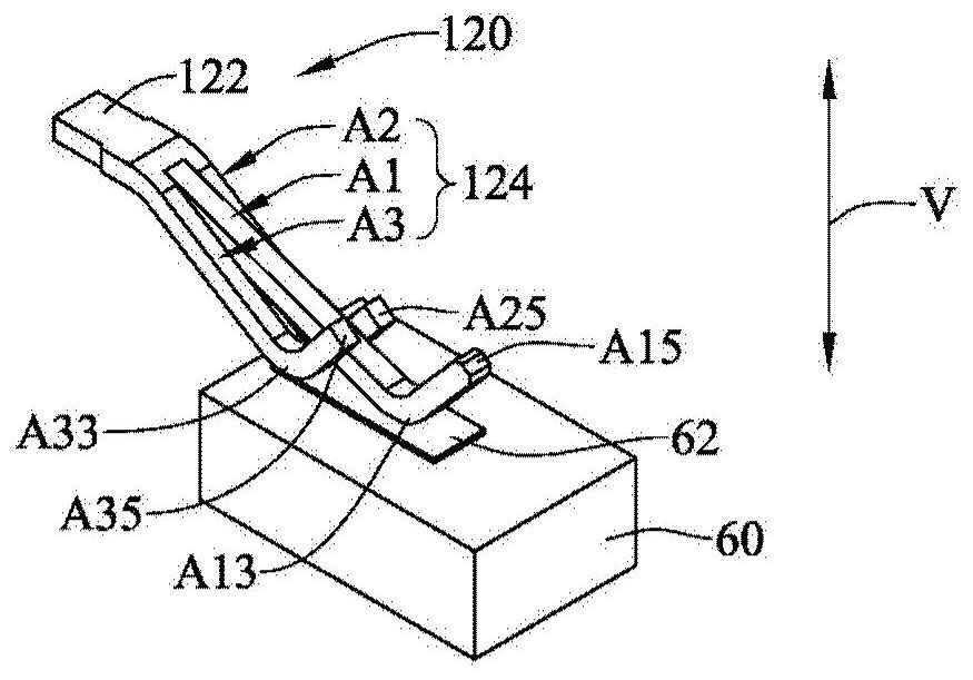 Terminal assembly of electric connector and electric connector structure