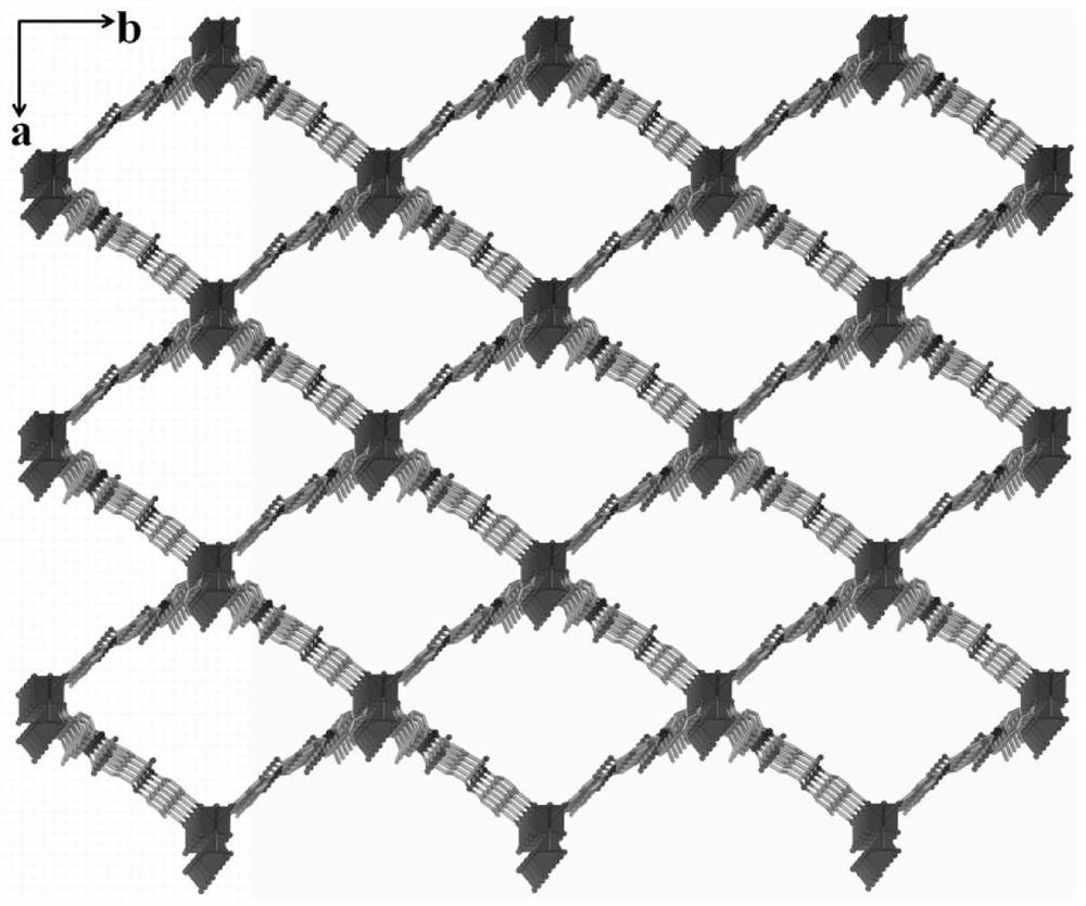 In-MOF material based on tricarboxylic acid ligand as well as preparation method and application of In-MOF material