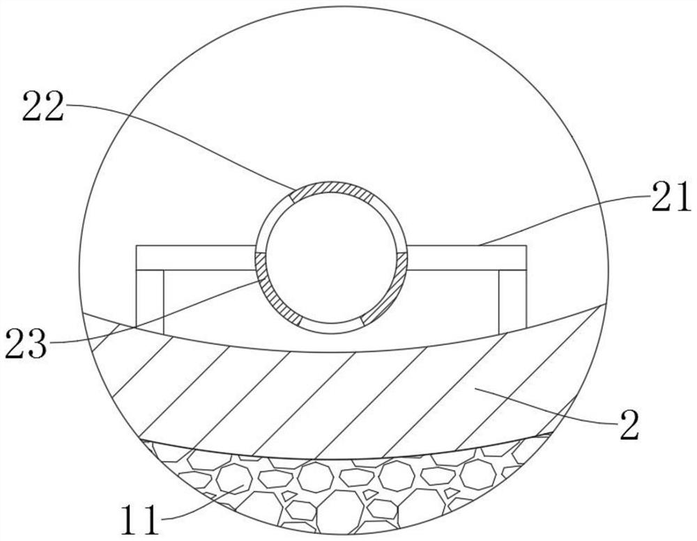 Immersed tube filling type coal mining subsidence land treatment device and method