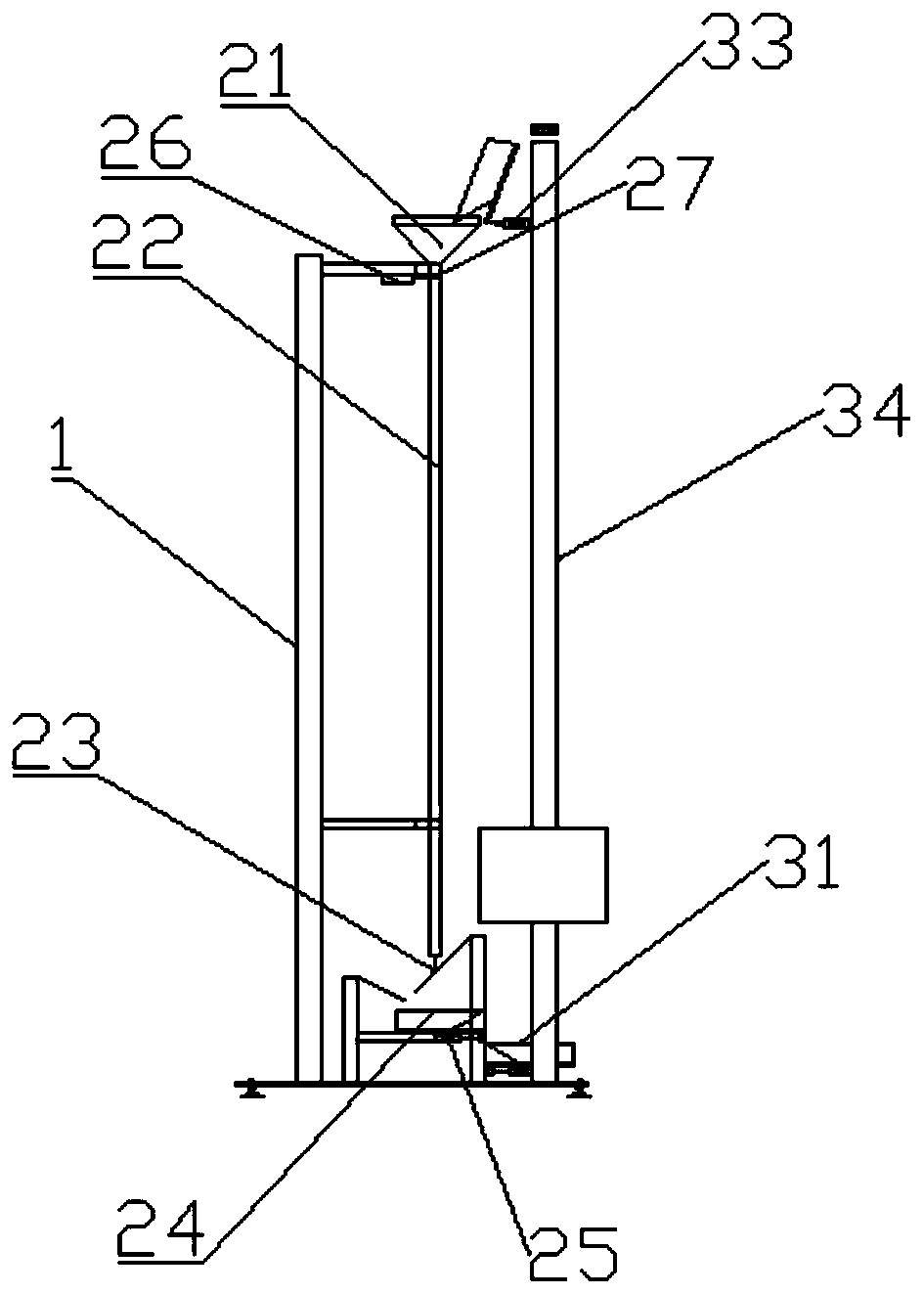 Automatic cyclic shakeout wear resistance testing device