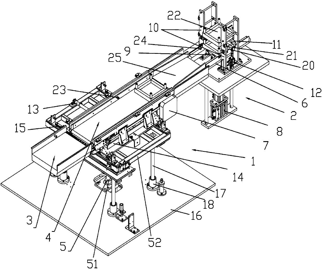 Tray stacking conveying device control method