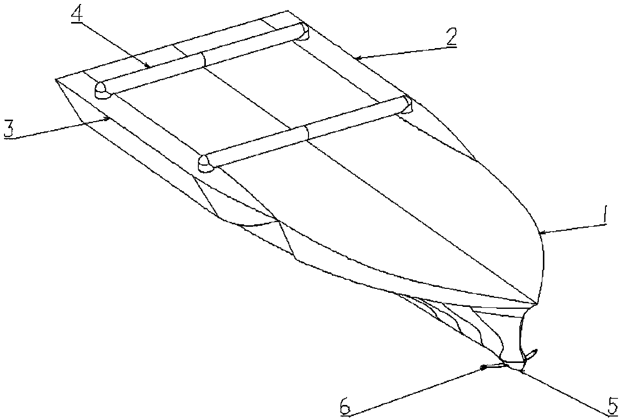 Deformable planing boat with both rapidity and seakeeping ability