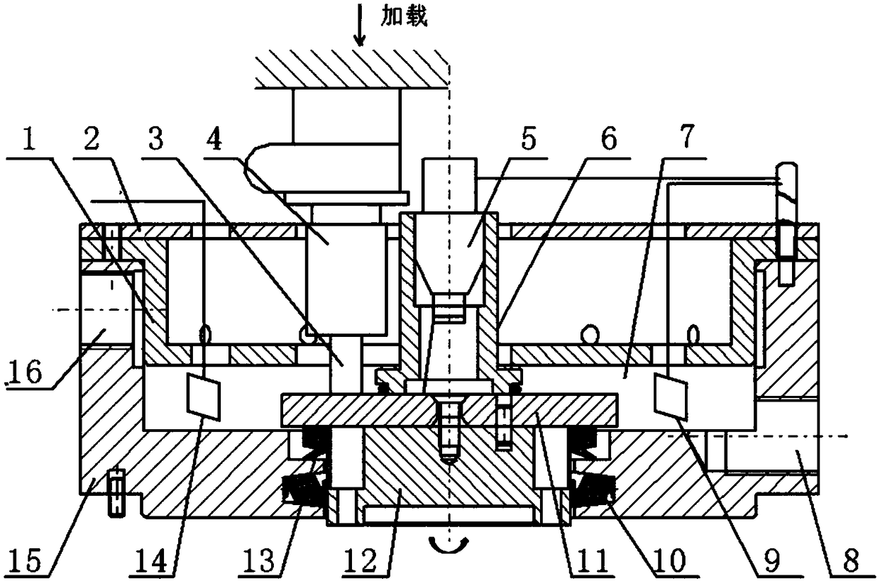 Dynamic electrochemical corrosion and wearing test device