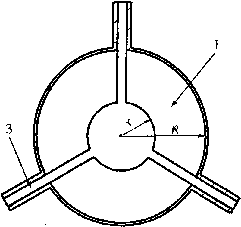 Radio frequency superconducting cavity with slit waveguide structure for superconducting accelerator