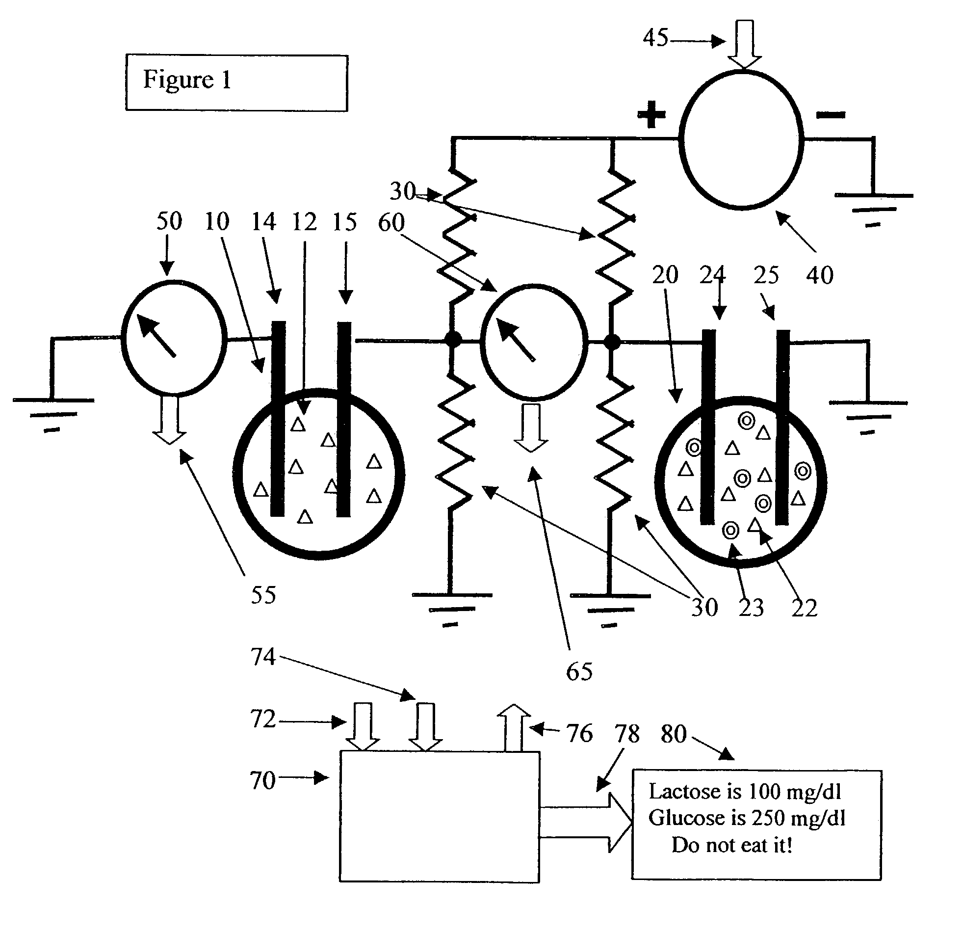 Lactose test apparatus