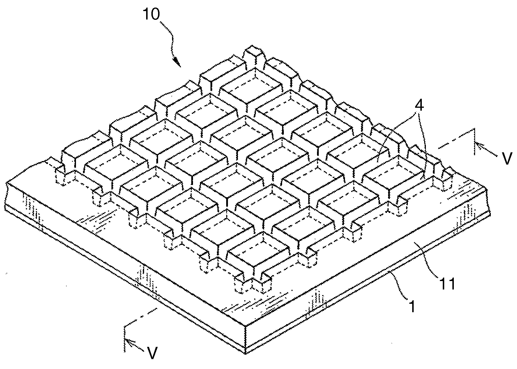 Defoaming method, defoaming device and manufacturing method of transfer mold