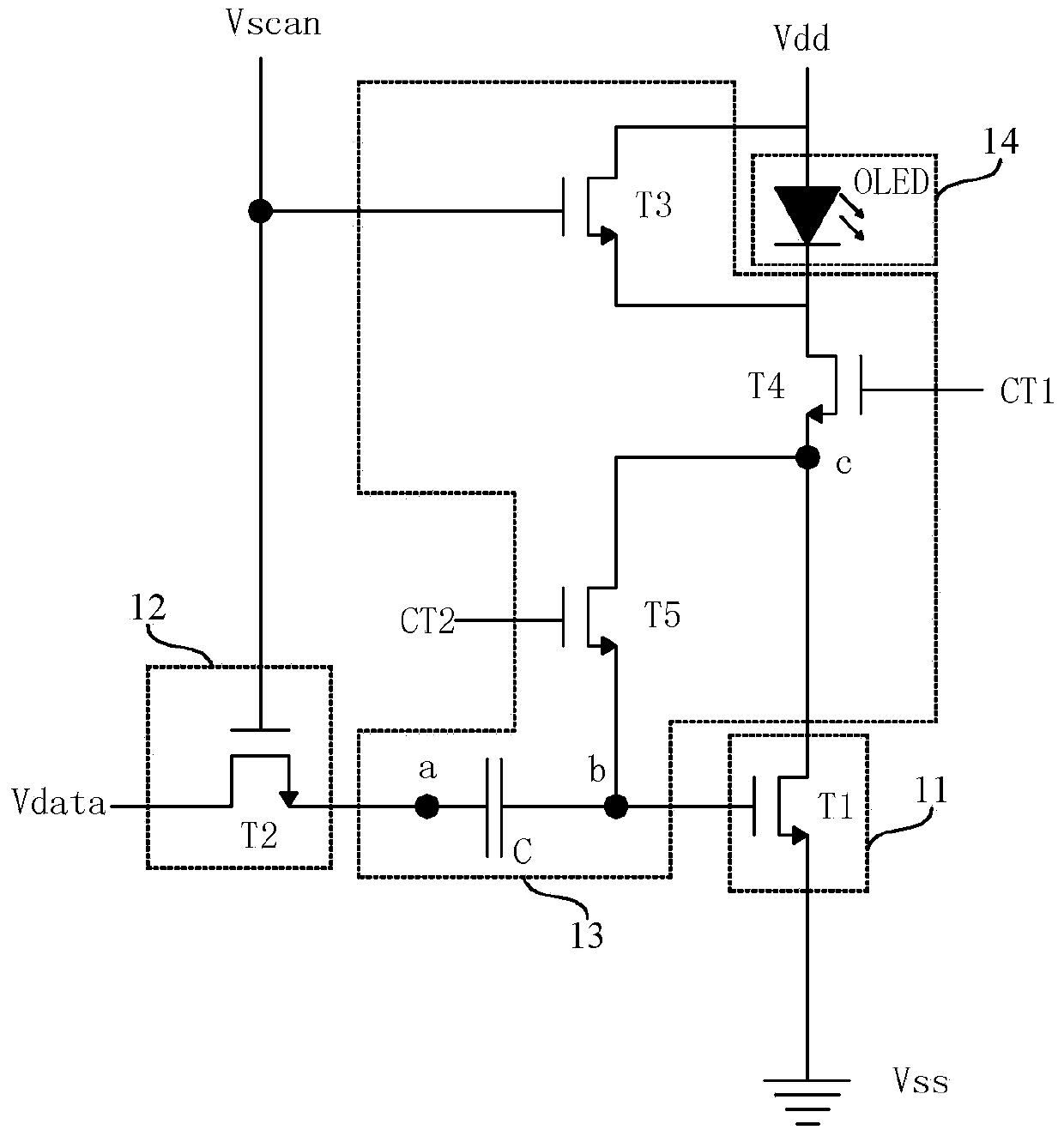 Pixel driving circuit, array substrate, display device and pixel driving method