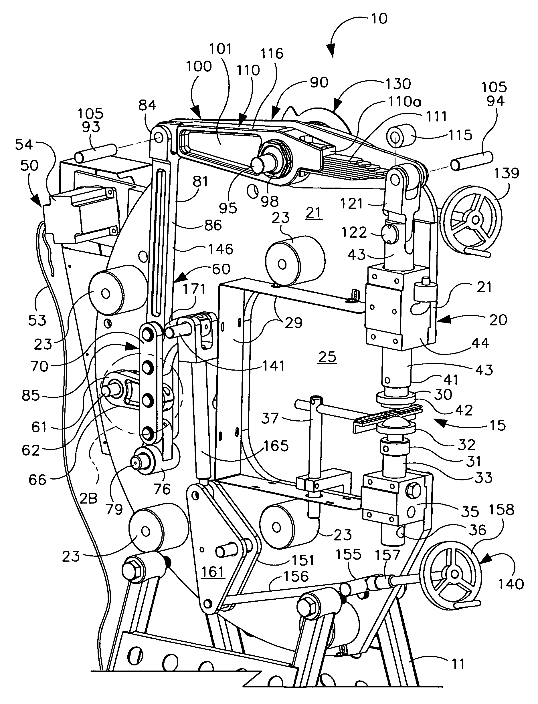 Multi-mode hammering machine