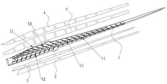 Truss type modular wind power blade