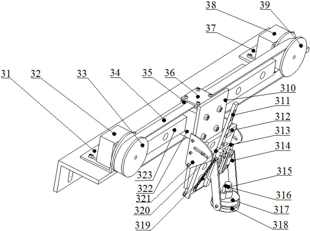 Robot for all-bearing defect detection of large-capacity flat-bottom container bottom plate and detection method