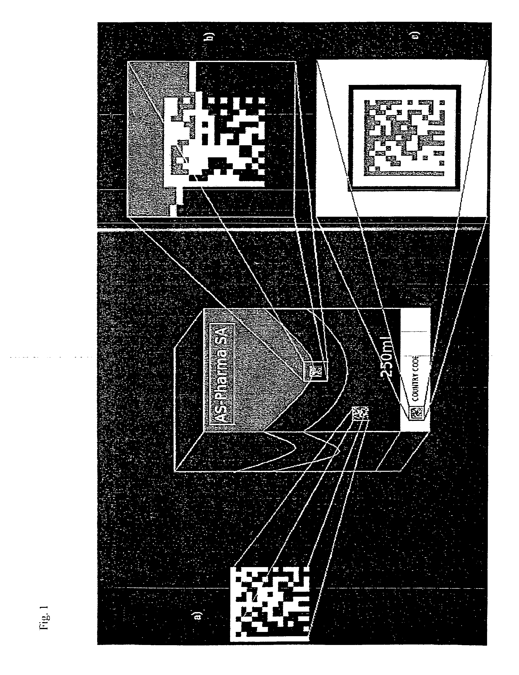 Identification and authentication using liquid crystal material markings