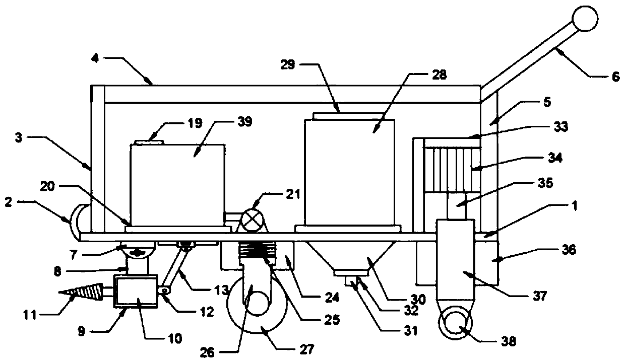 Traditional Chinese medicinal material planting machine