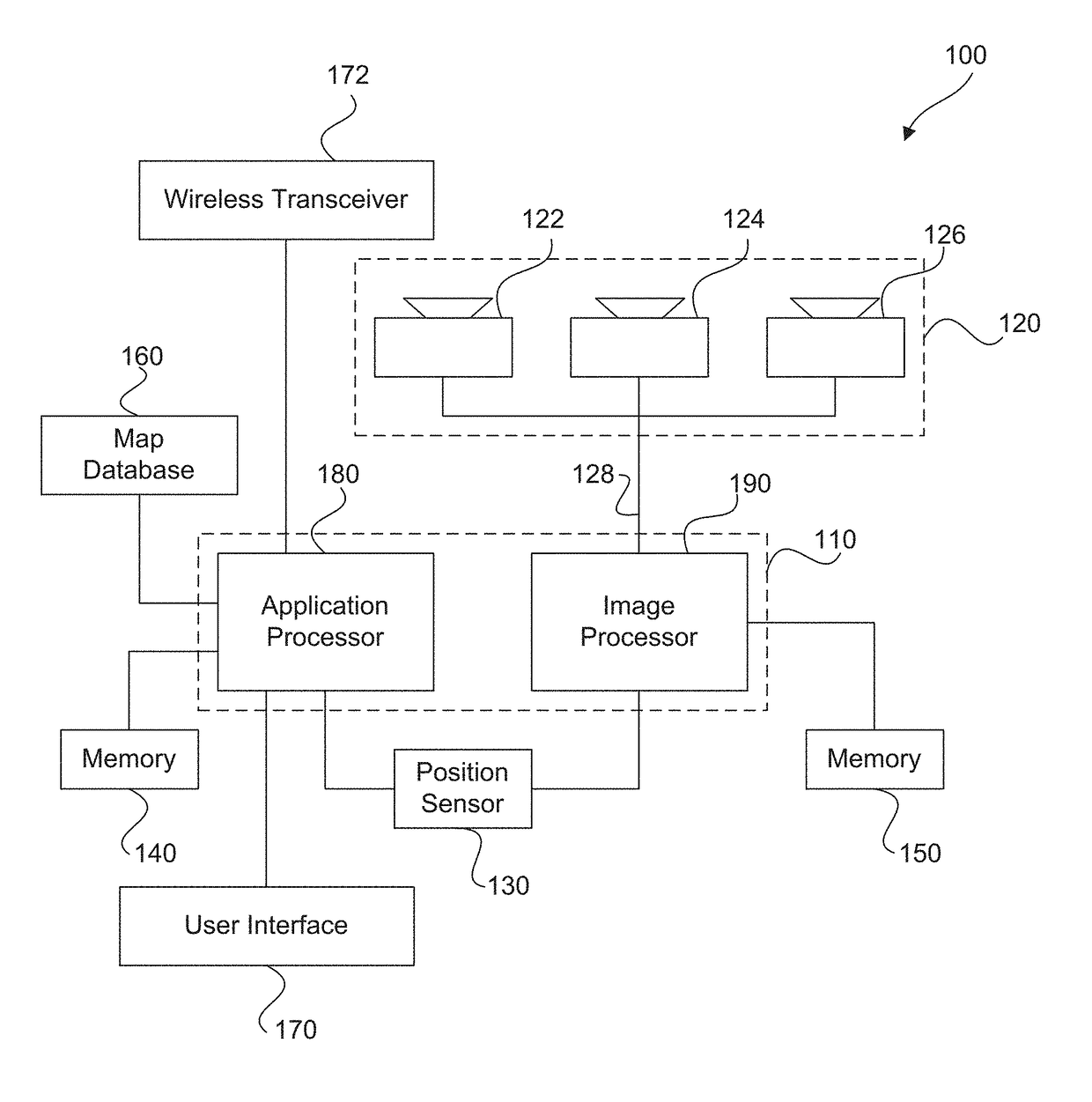 Controlling host vehicle based on detected spacing between stationary vehicles