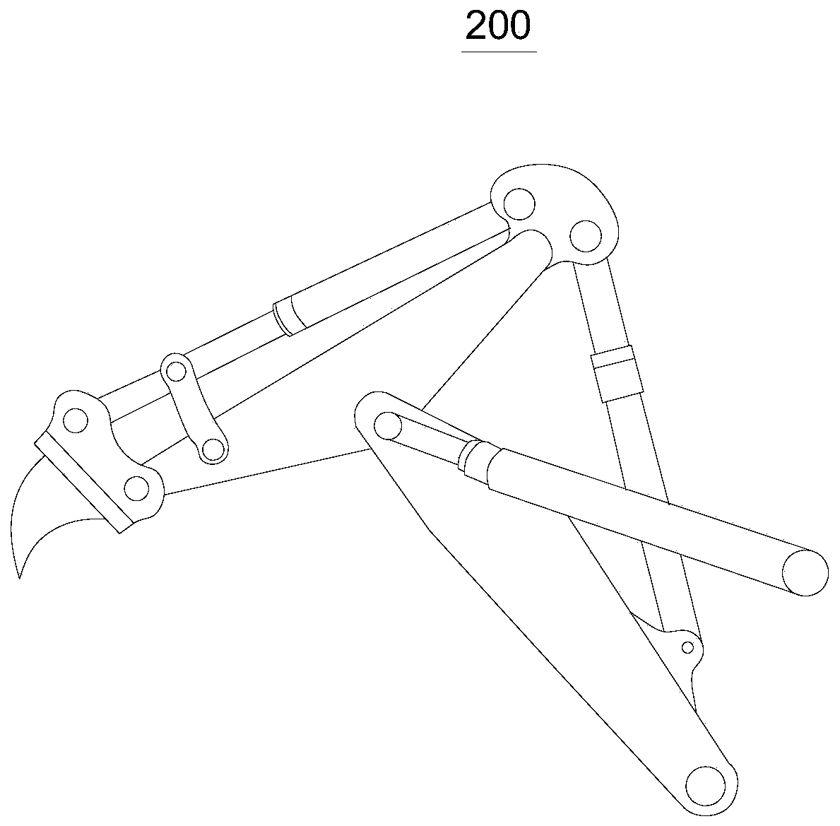 An adjustable car body, a center-of-gravity rock breaker and a rock breaking method