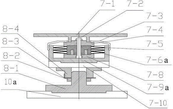 Elastic vibration-reduction ballast bed system