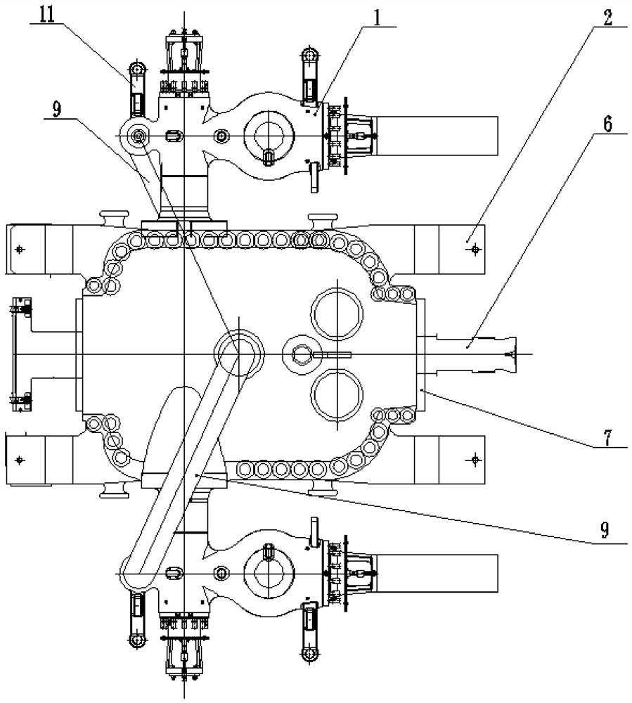 High-pressure module for supercritical 350MW three-cylinder steam turbine