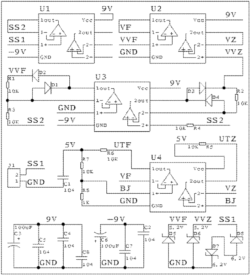 Lightning strike special digital storage oscilloscope and its measurement method