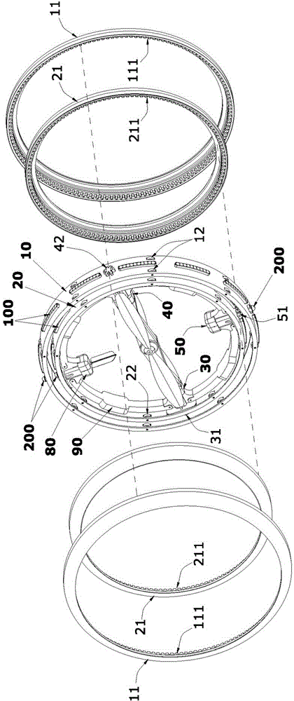 Air-ground amphibious dual-ring shape-shifting robot