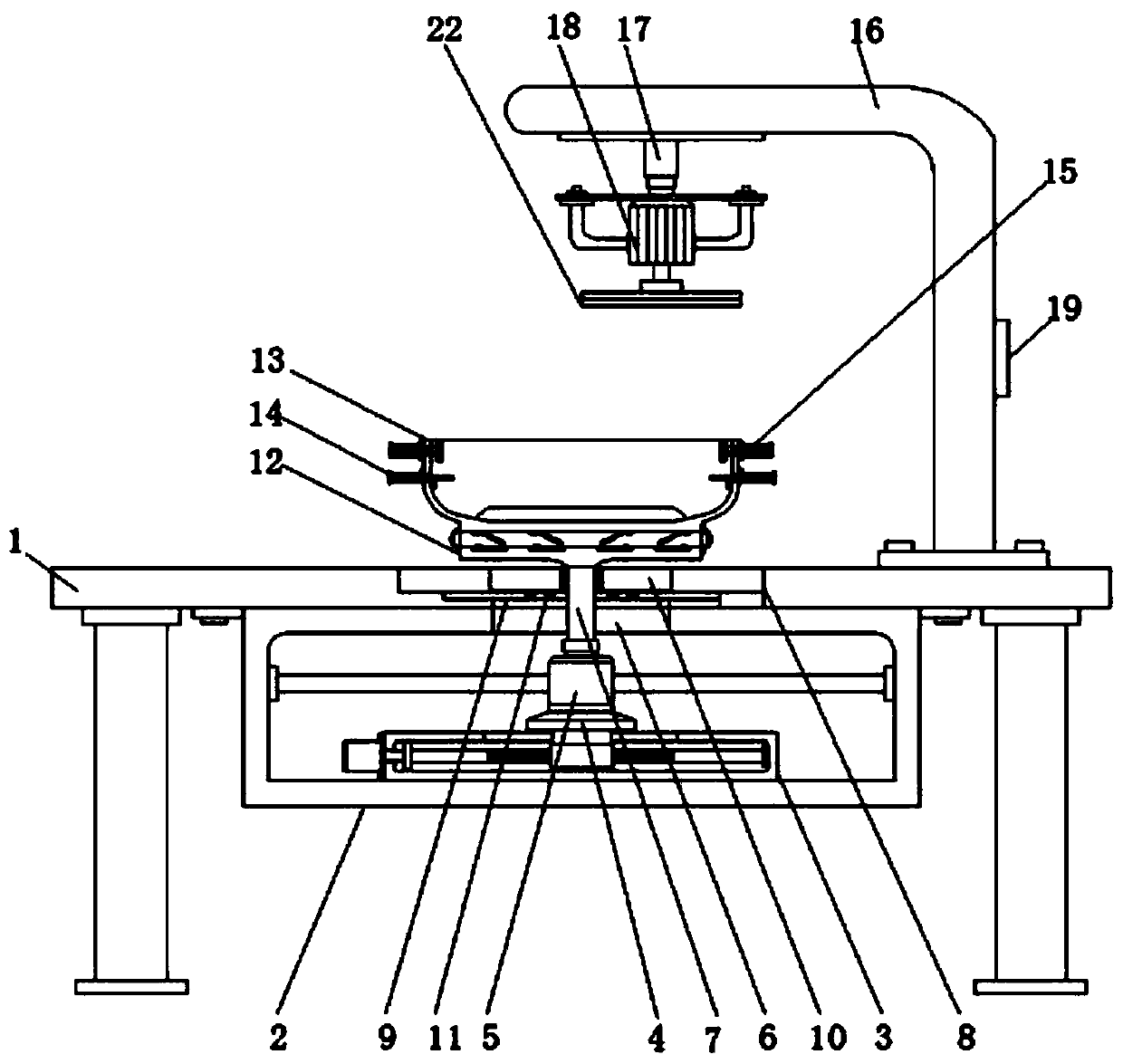 Rotating motor shell end surface leveling equipment and method