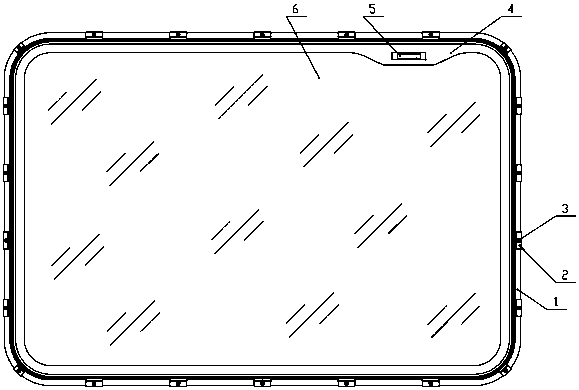 Emergency escape car window and escape method