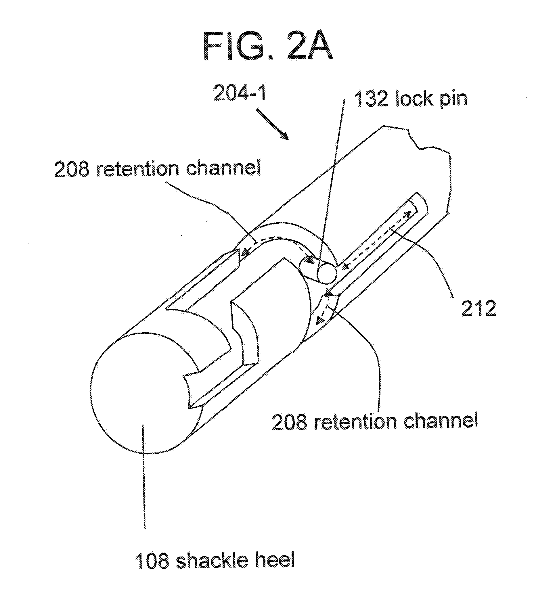 Replacement Shackle for Portable Lock