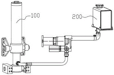 Hydraulic pump valve integrated system of engineering machine