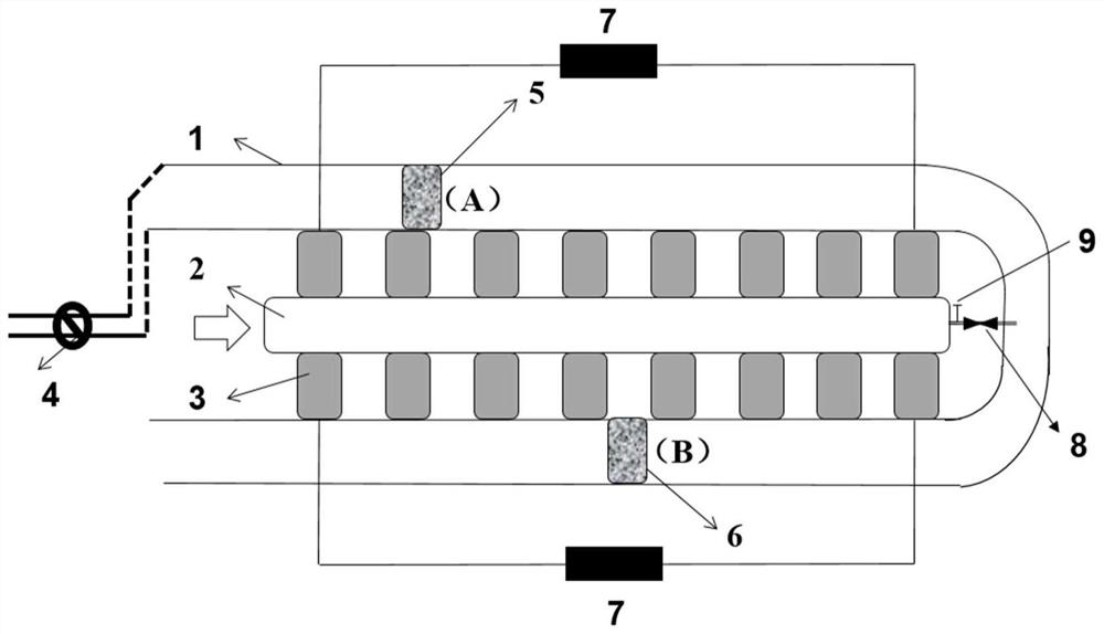 Thermoelectric power generation device utilizing thermochemical reaction