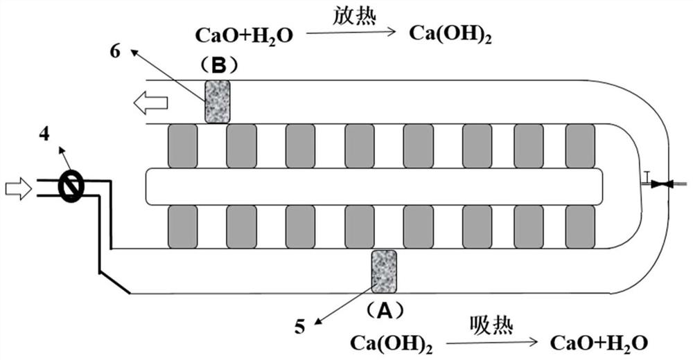 Thermoelectric power generation device utilizing thermochemical reaction