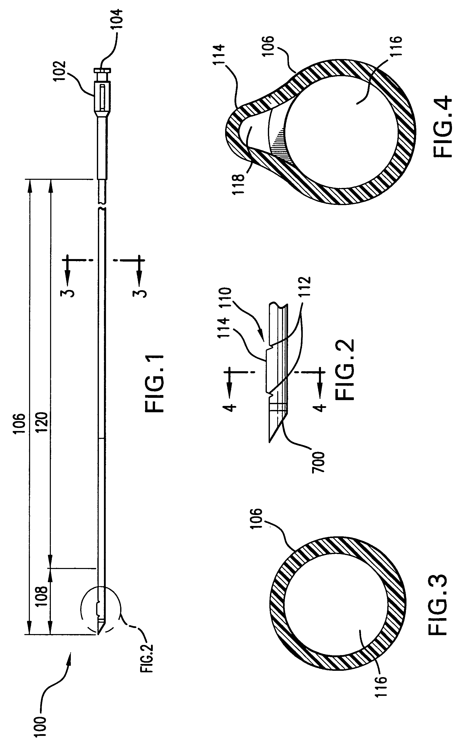 Aspiration catheter with tracking portion