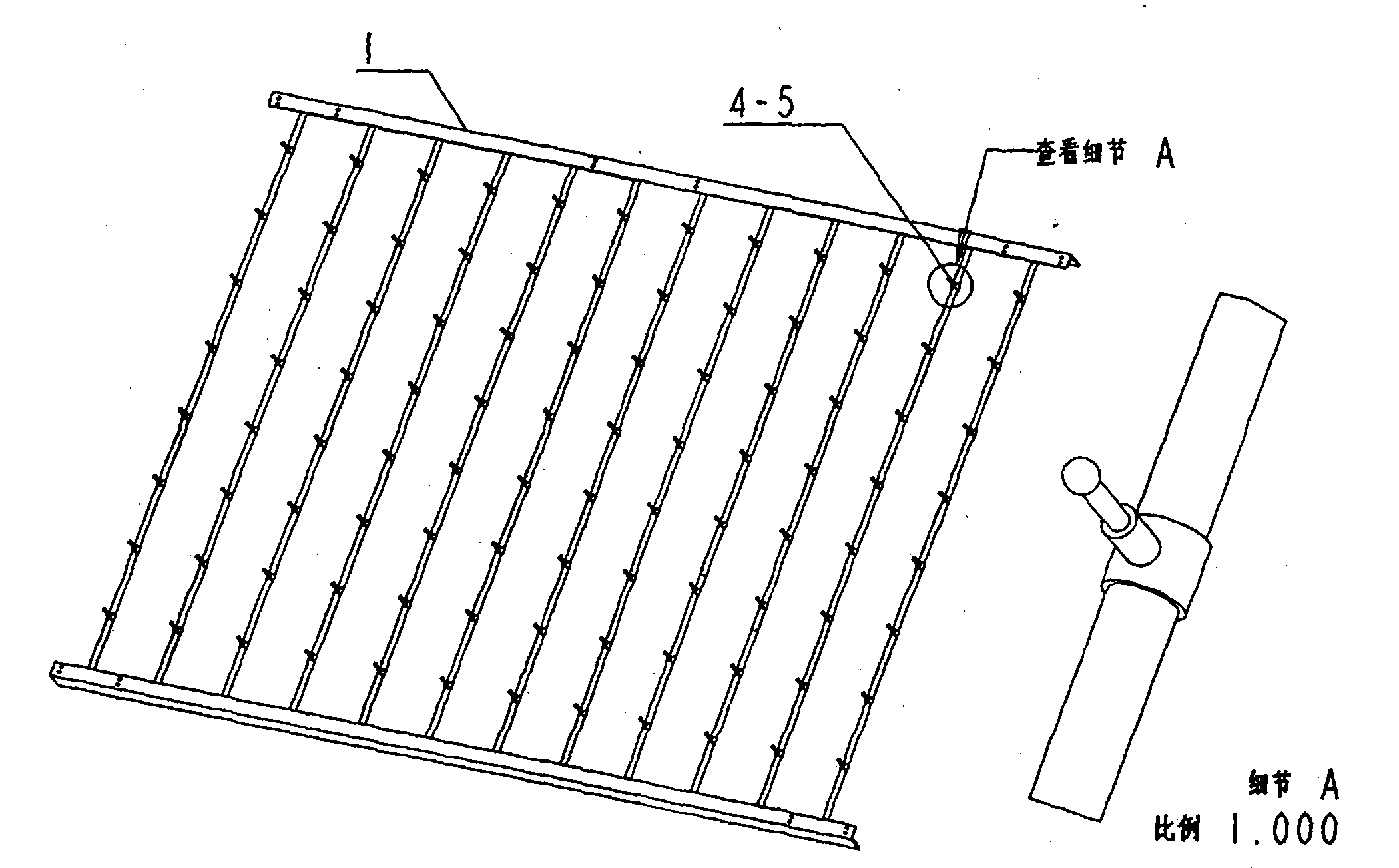 Focusing solar energy condenser of fixing lighting-surface and driving fixed points by imitation star titration method