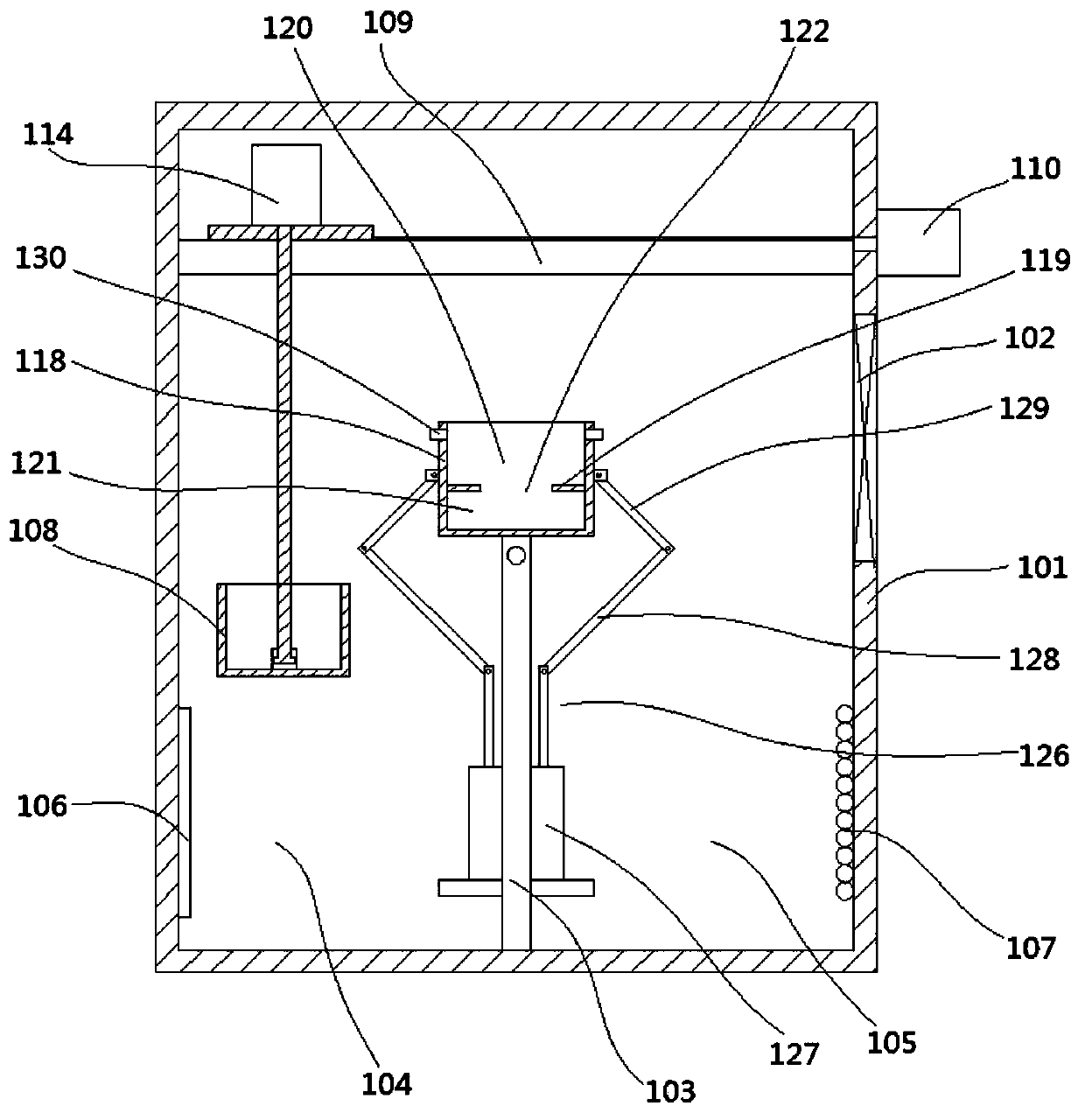 A compound organic fertilizer rapid pretreatment device and its control method