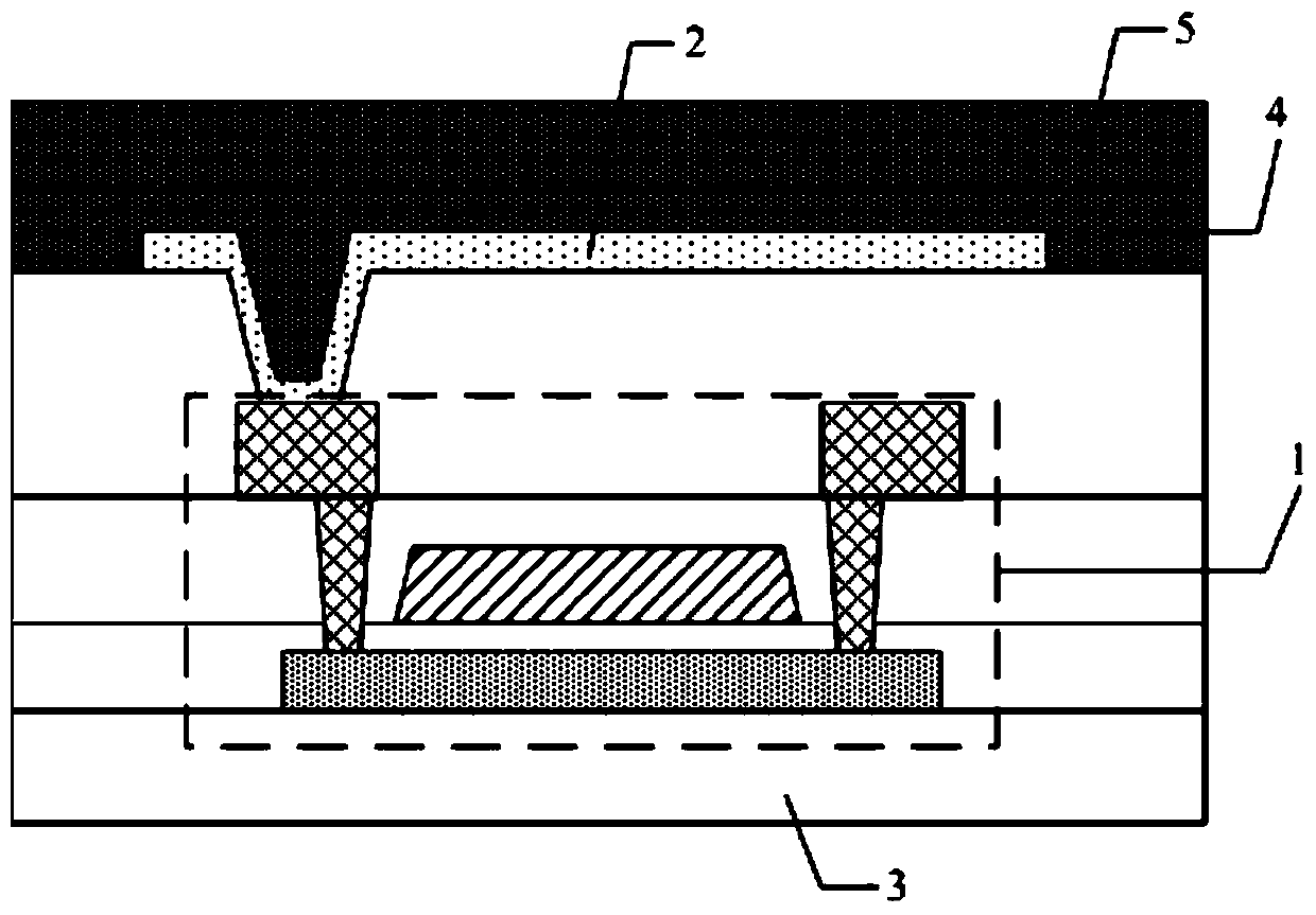 Array substrate of organic electroluminescence display panel, manufacturing method and display device