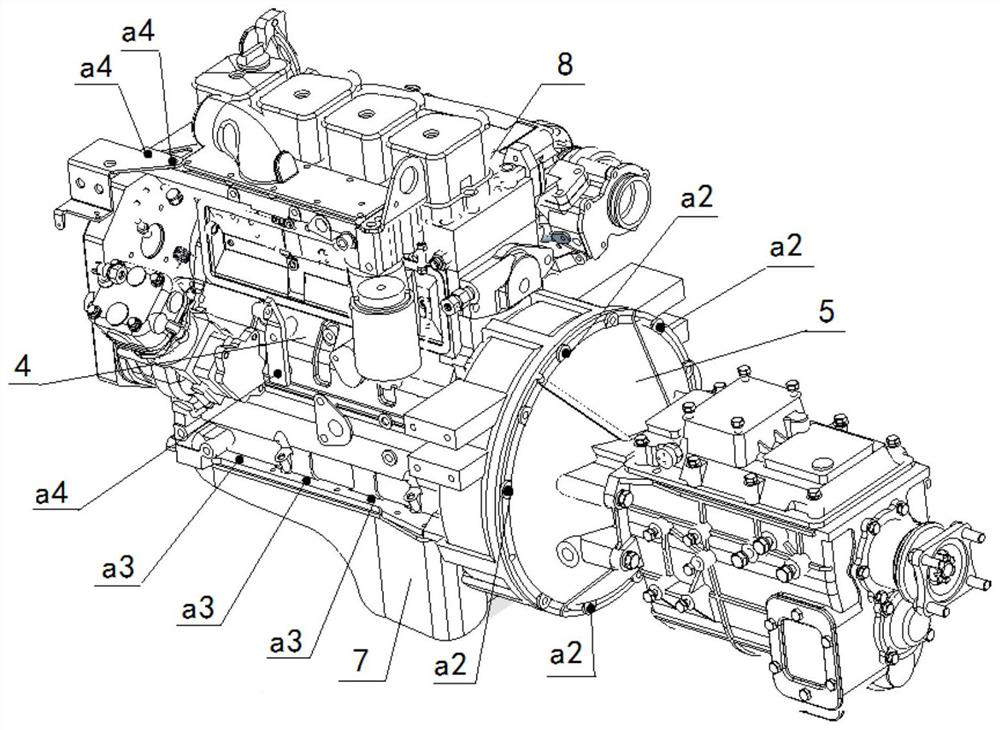 A Method for Measuring Inertial Parameters of an Infinite Model Powertrain