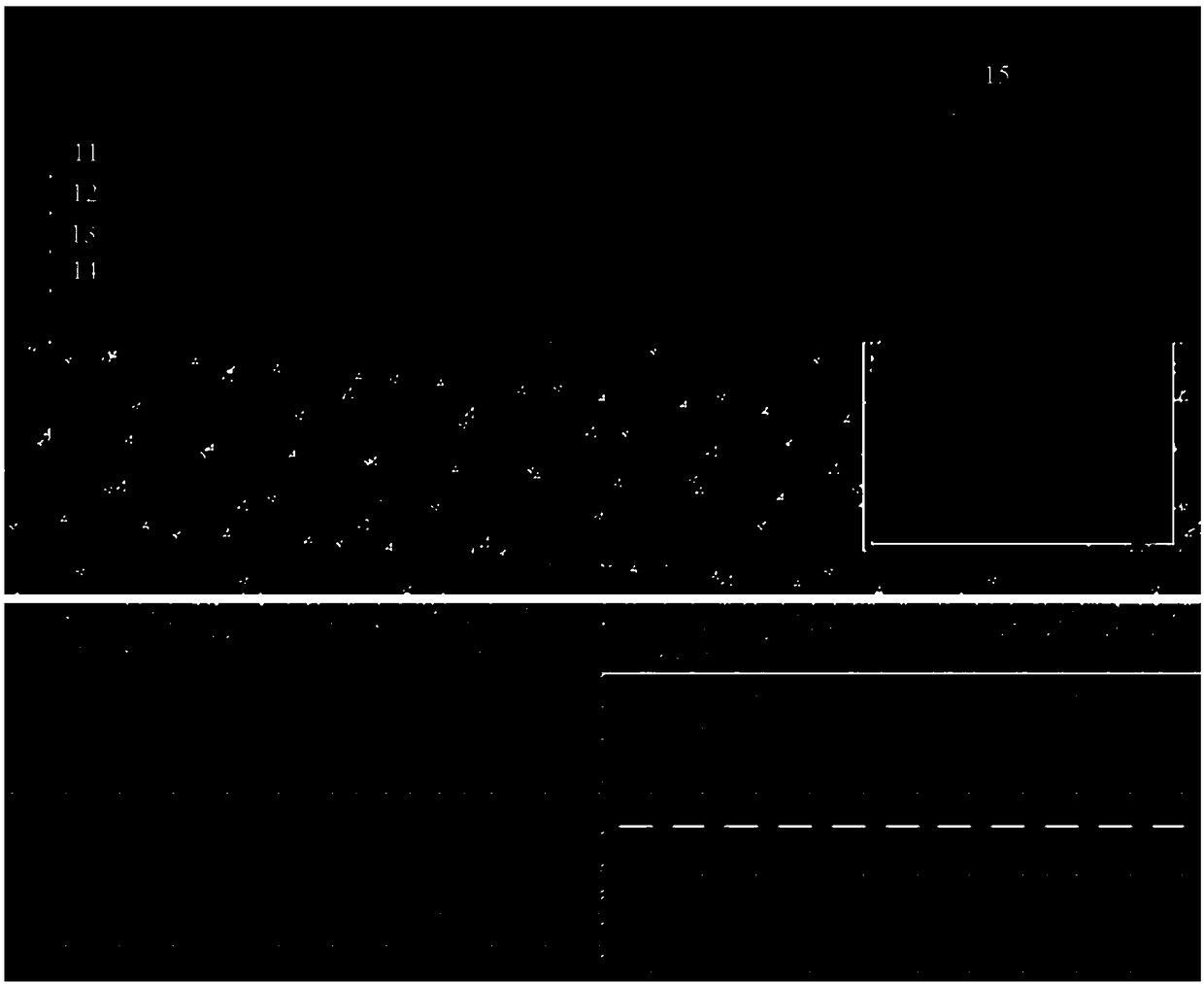 Solidified soil and anti-fouling and anti-seepage treatment method for large coal yards