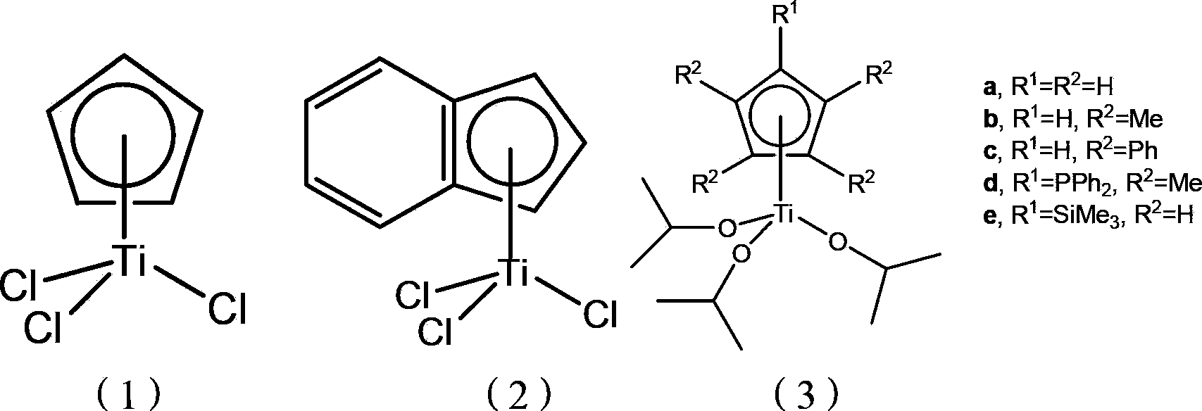 Single metallocene compound and application thereof