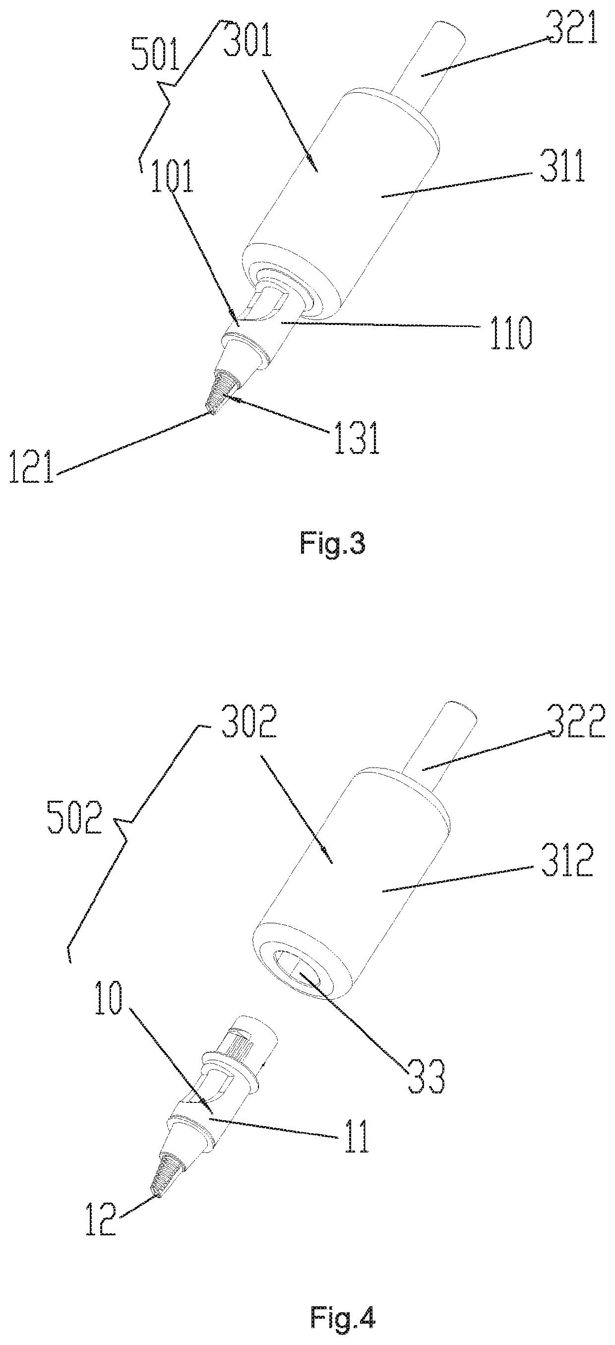 Tattoo needle tip with capillary ink reservoir and combined device thereof