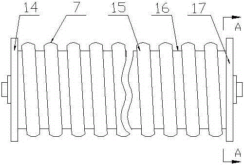 Fiber-reinforced thermosetting plastic corrugated pipe production equipment and process